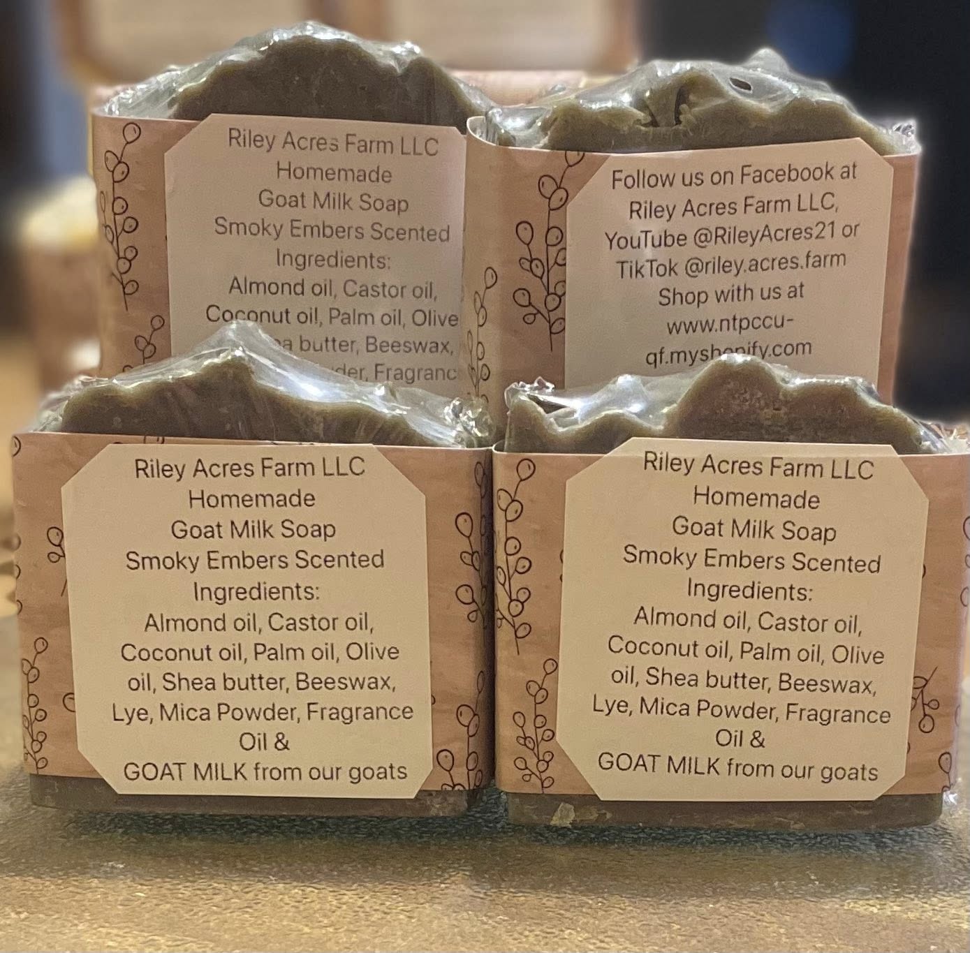 Smoky Embers Goat Milk Soap