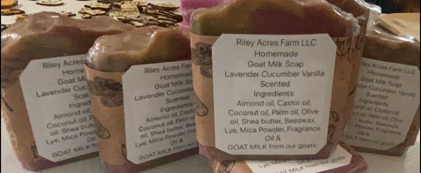 Lavender Cucumber Vanilla Goat Milk Soap Bar