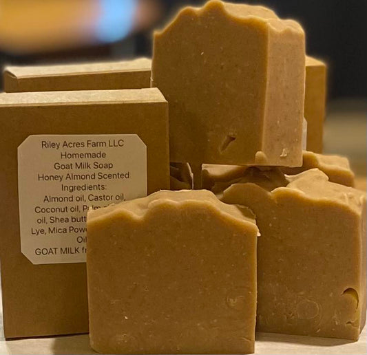 Honey Almond Goat Milk Soap Bar