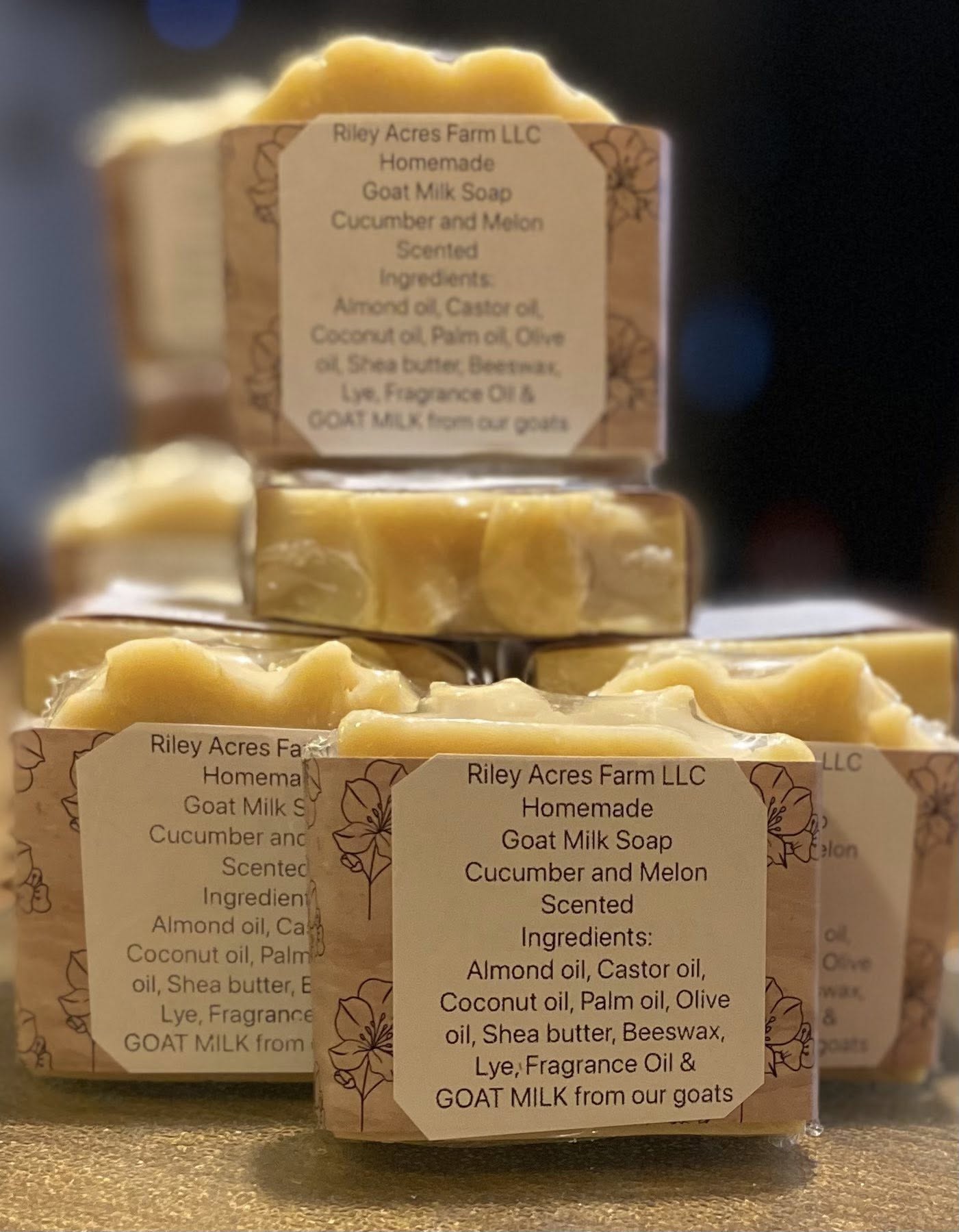 Cucumber and Melon Goat Milk Soap