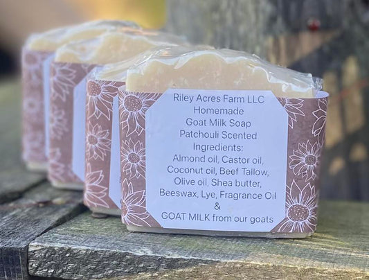 Patchouli Scented Goat Milk Soap
