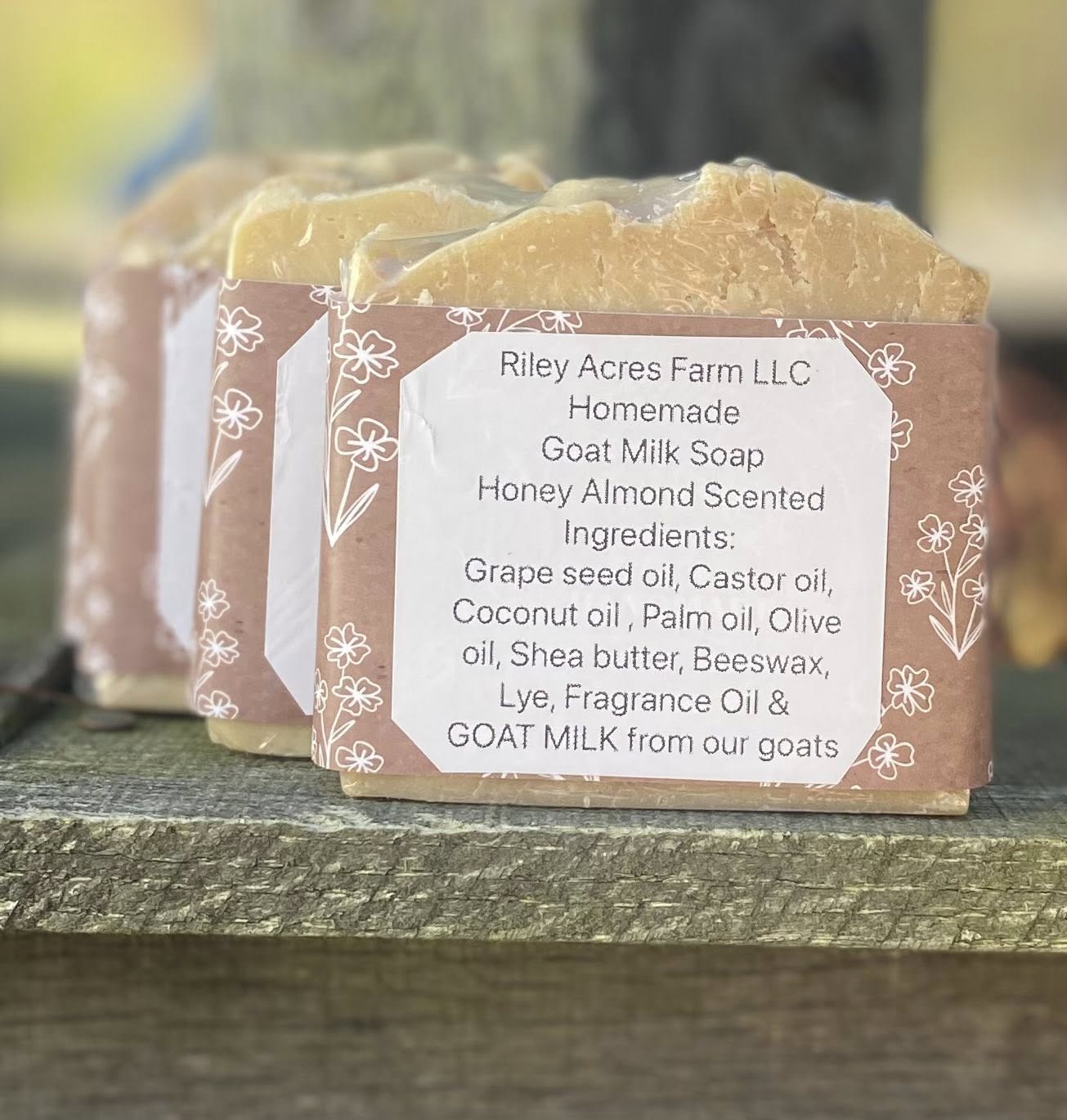 Honey Almond Goat Milk Soap Bar
