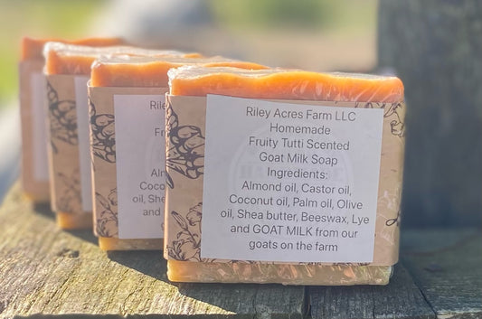 Fruity Tutti Scented Goat Milk Soap Bar