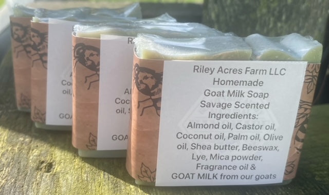 Savage Scented Goat Milk Soap