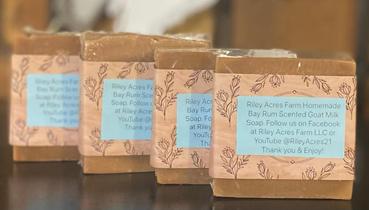 Bay Rum Goat Milk Soap Bar